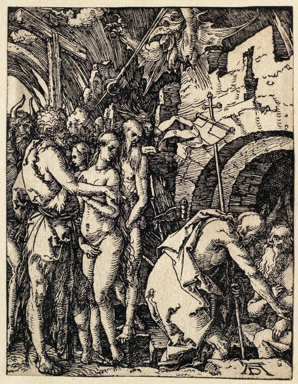 Die Kleine Passion: Christus in der Vorhölle von Albrecht Dürer