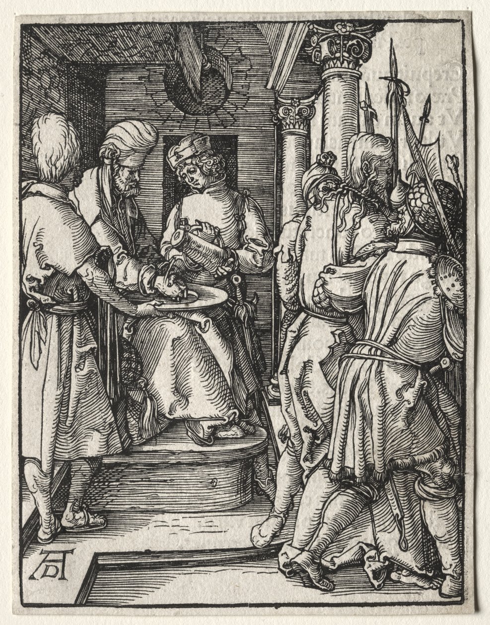 Die Kleine Passion: Pilatus wäscht seine Hände von Albrecht Dürer