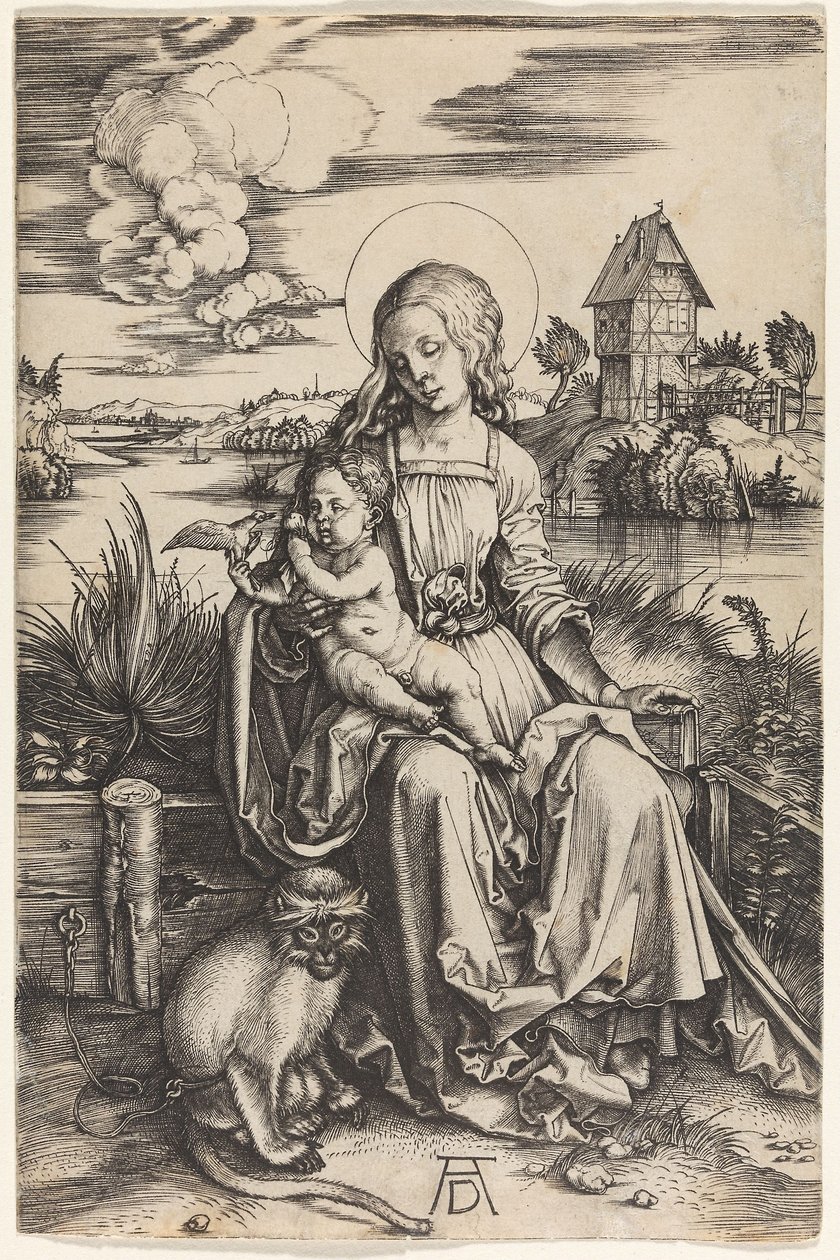 Maria mit der Meerkatze von Albrecht Dürer