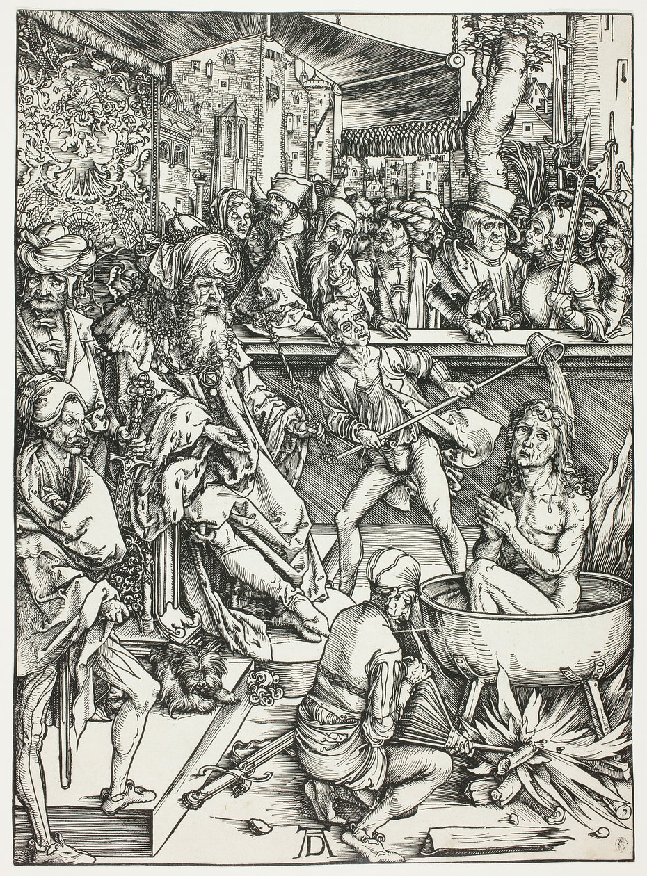 Das Martyrium des Heiligen Johannes, aus Die Apokalypse von Albrecht Dürer