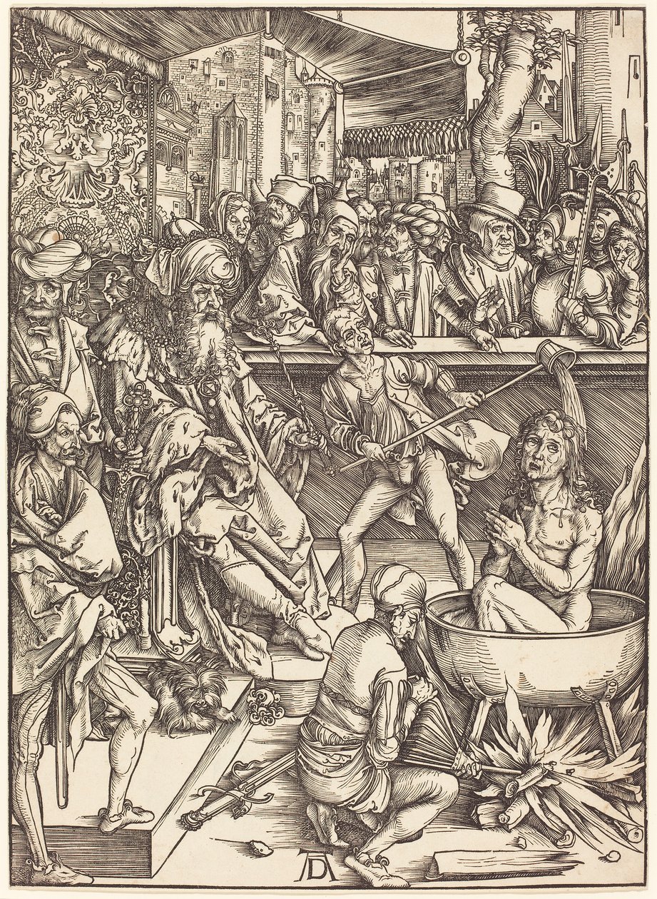 Das Martyrium des heiligen Johannes des Evangelisten von Albrecht Dürer