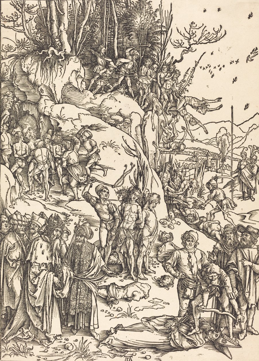 Das Martyrium der Zehntausend von Albrecht Dürer