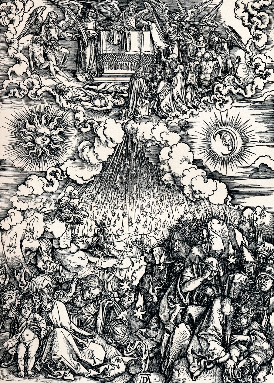 Die Öffnung des fünften und sechsten Siegels, 1498 1906 von Albrecht Dürer