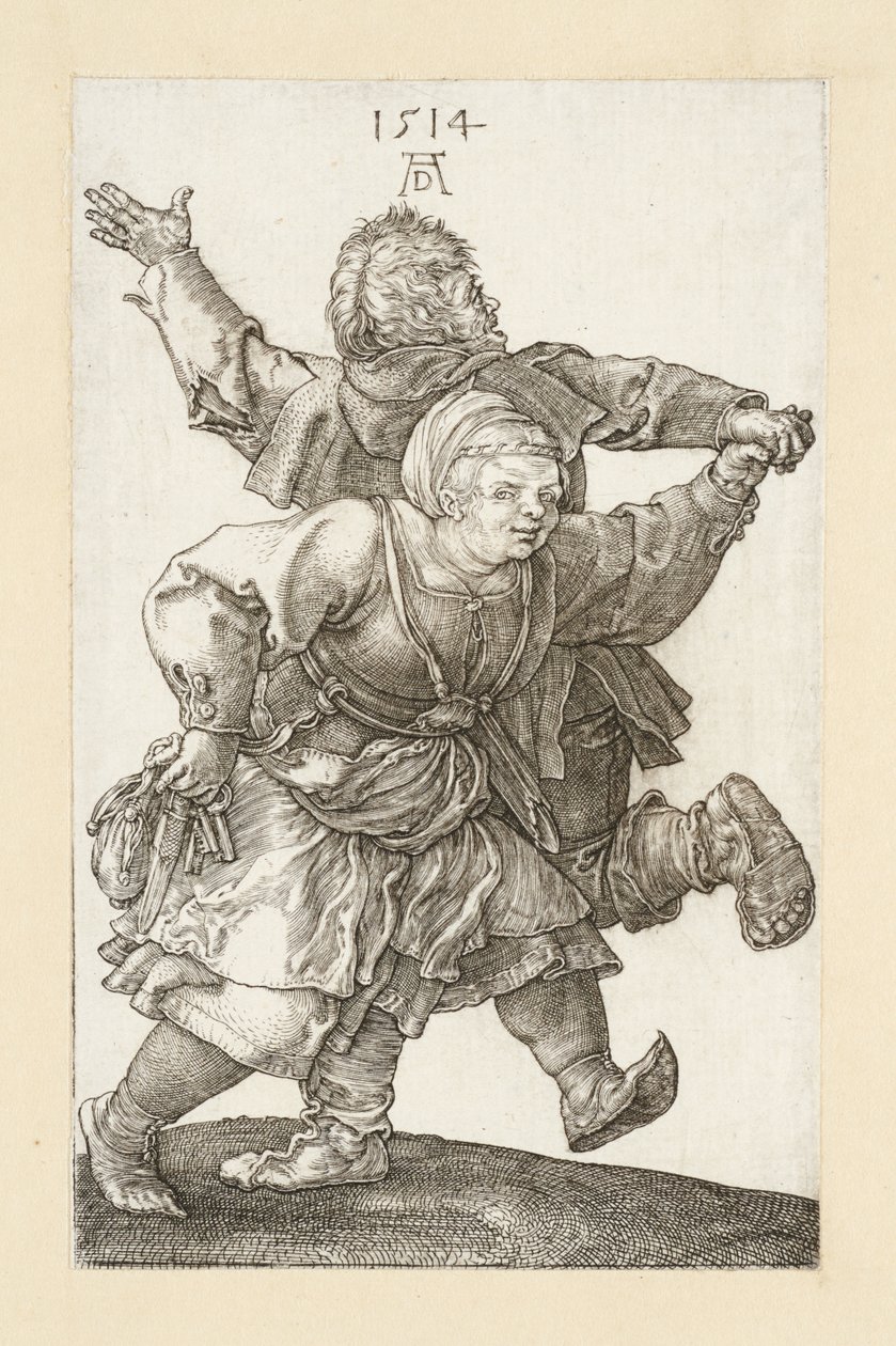 Das tanzende Bauernpaar von Albrecht Dürer