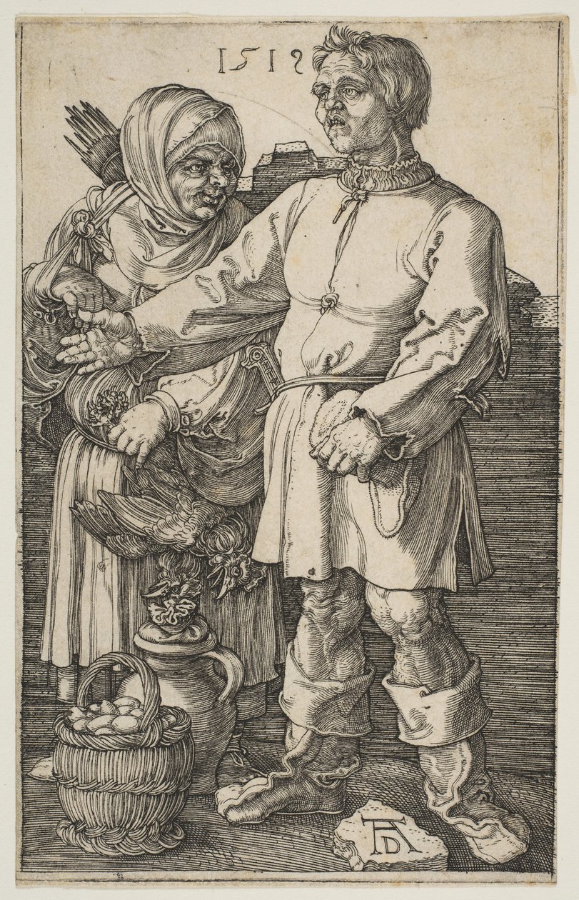 Das Bauernpaar auf dem Markt, 1519 von Albrecht Dürer