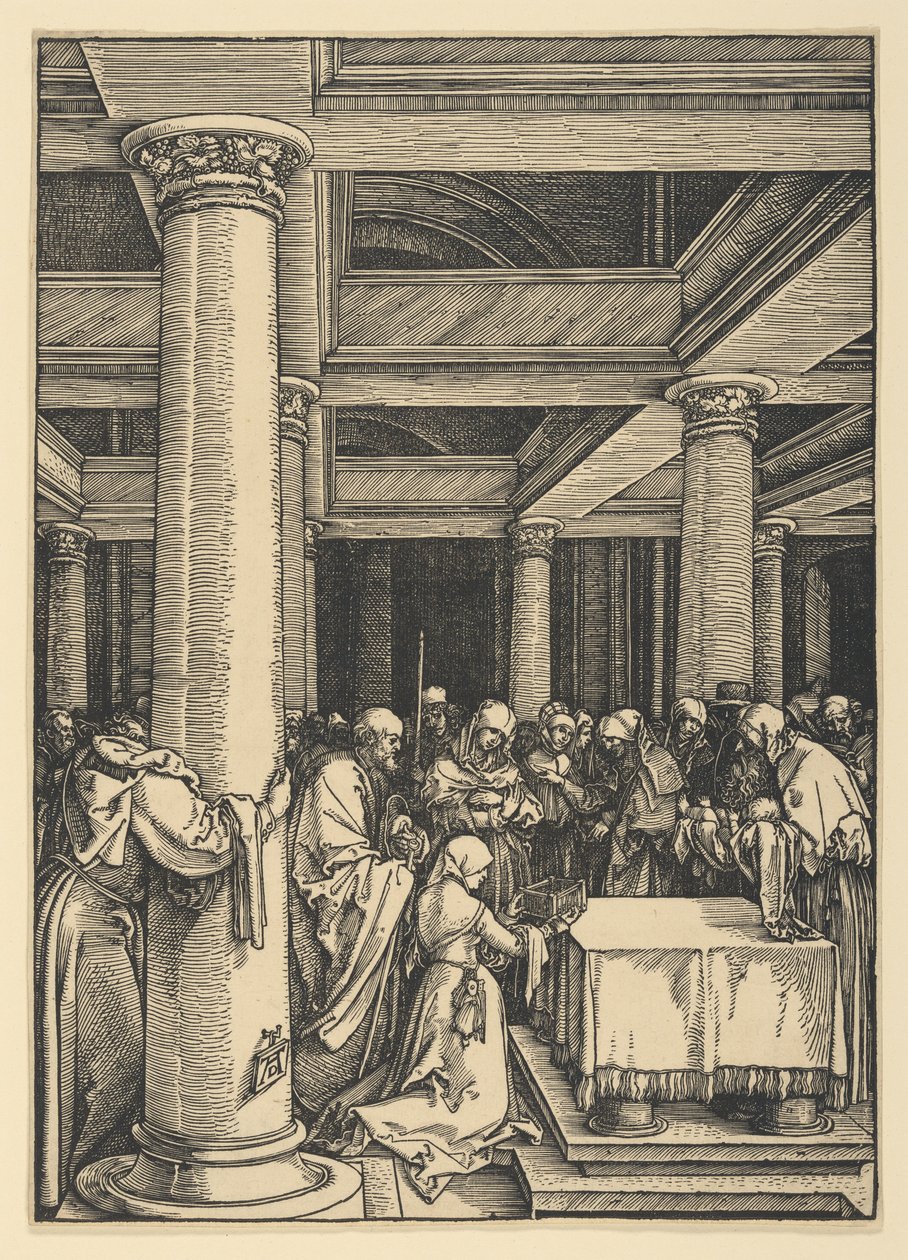 Darbringung im Tempel, aus dem Marienleben von Albrecht Dürer