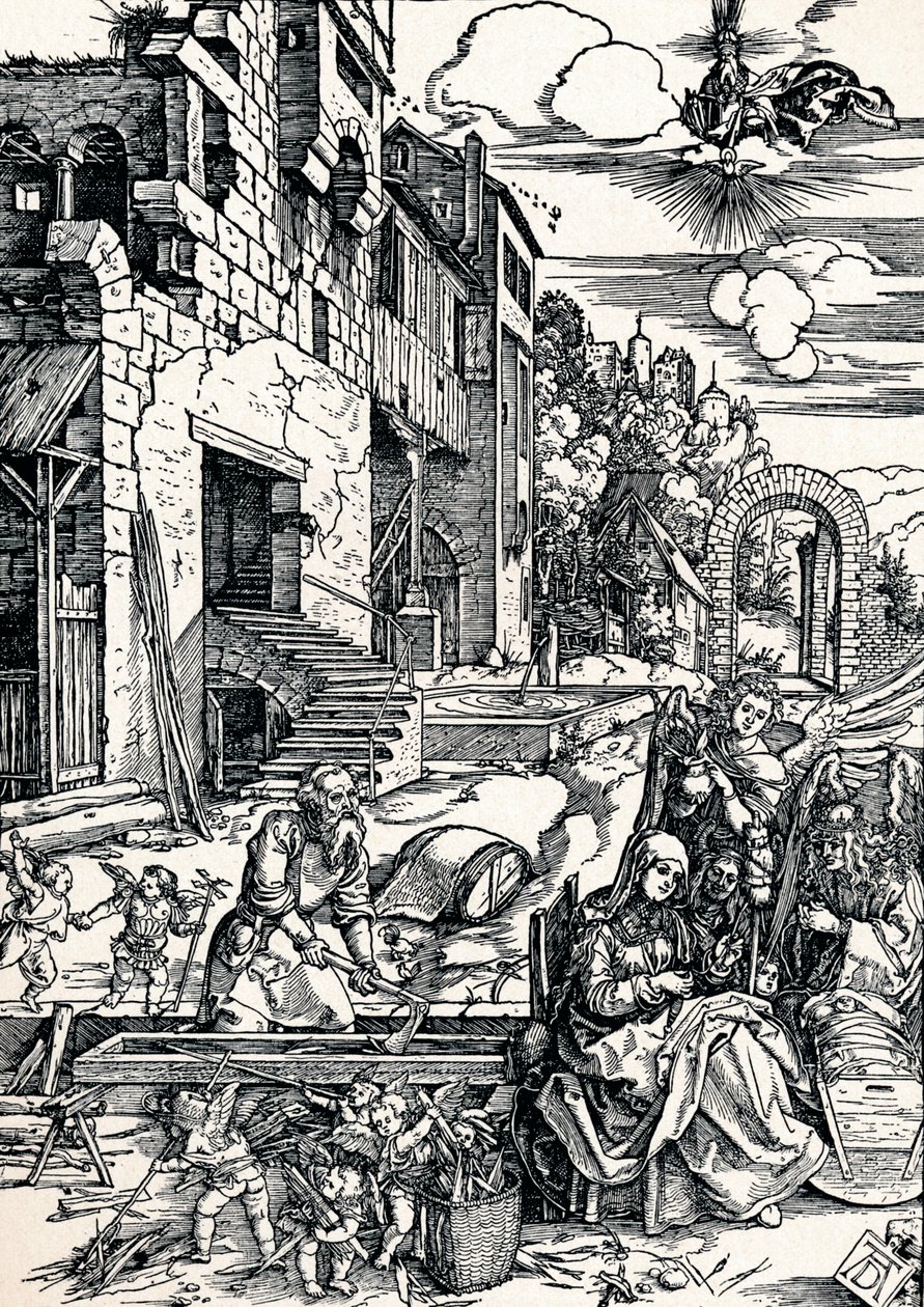 Die Rast während der Flucht nach Ägypten von Albrecht Dürer