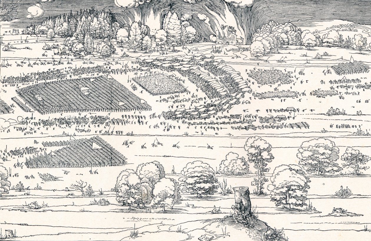 Die Belagerung einer Festung II, 1527, 1906 von Albrecht Dürer