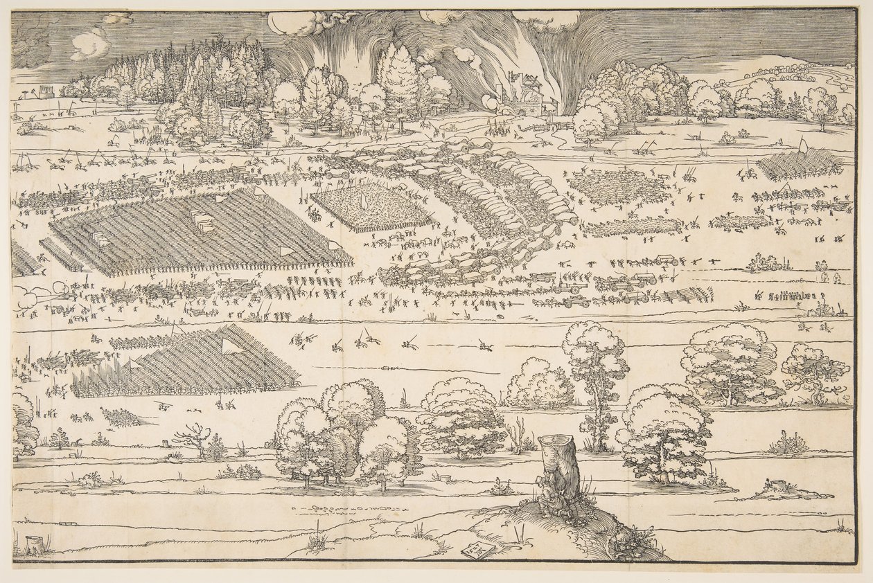 Die Belagerung einer Festung von Albrecht Dürer