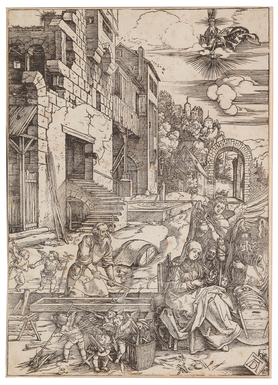 Der Aufenthalt der Heiligen Familie in Ägypten, aus Das Leben der Jungfrau, ca. 1504 von Albrecht Dürer