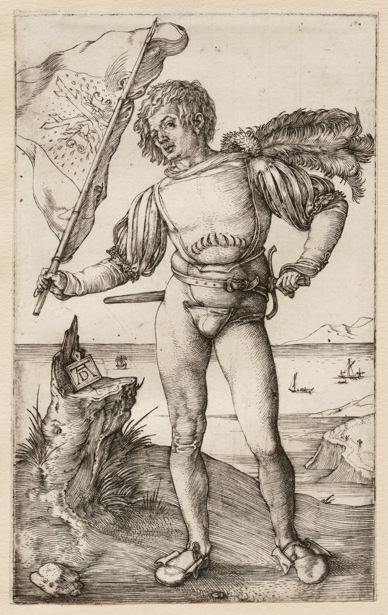 Der Bannerträger von Albrecht Dürer