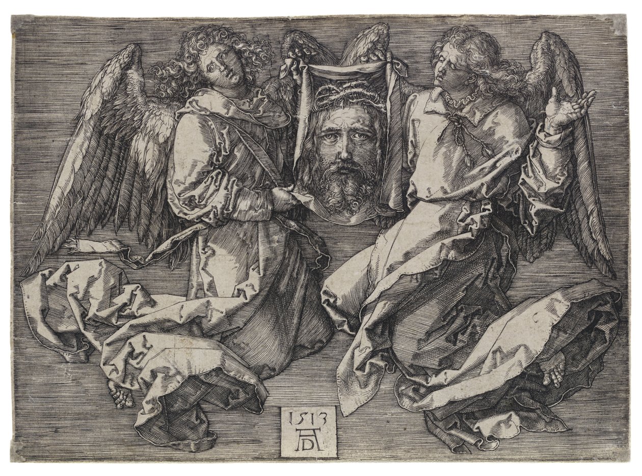 Das von zwei Engeln präsentierte Schweißtuch von Albrecht Dürer