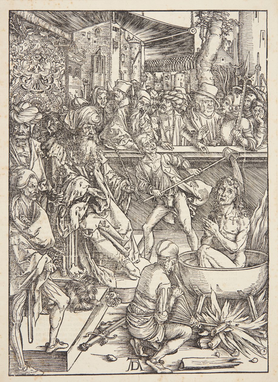 Die Folterung des heiligen Johannes des Evangelisten von Albrecht Dürer
