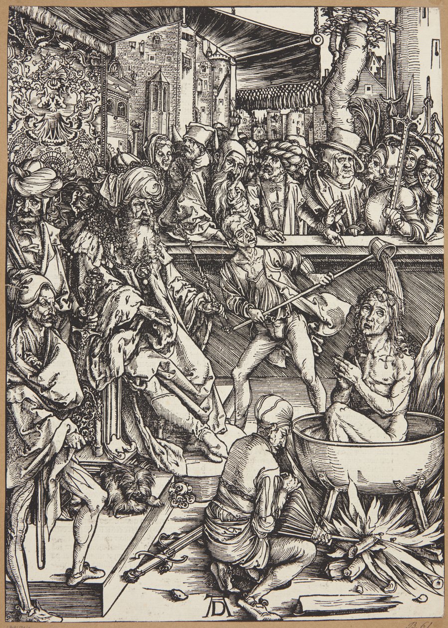Die Folterung des heiligen Johannes des Evangelisten von Albrecht Dürer