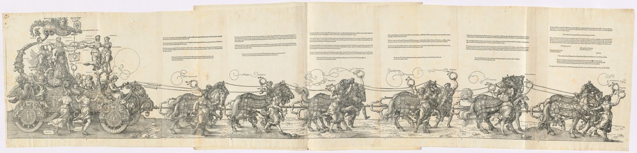 Der Triumphwagen von Maximilian I von Albrecht Dürer