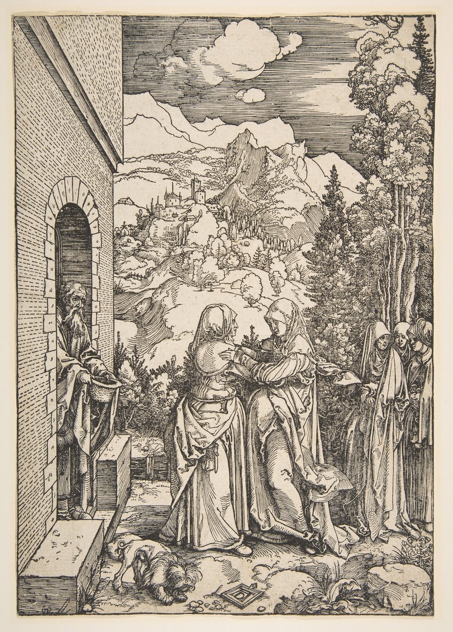 Die Heimsuchung aus Das Leben der Jungfrau von Albrecht Dürer