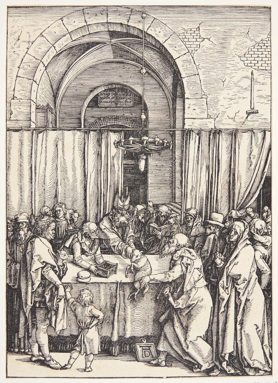 Die Ablehnung von Joachims Opfergabe von Albrecht Dürer