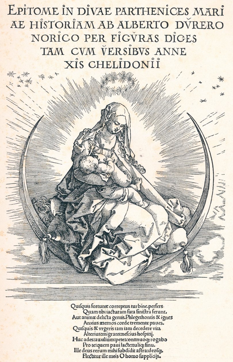 Titelseite des Lebens der Jungfrau, 1511 1906 von Albrecht Dürer