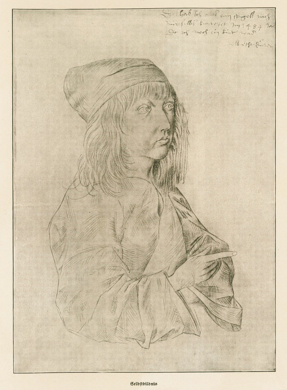 Albrecht Dürer - Selbstporträt im Alter von dreizehn Jahren von Albrecht Dürer or Duerer