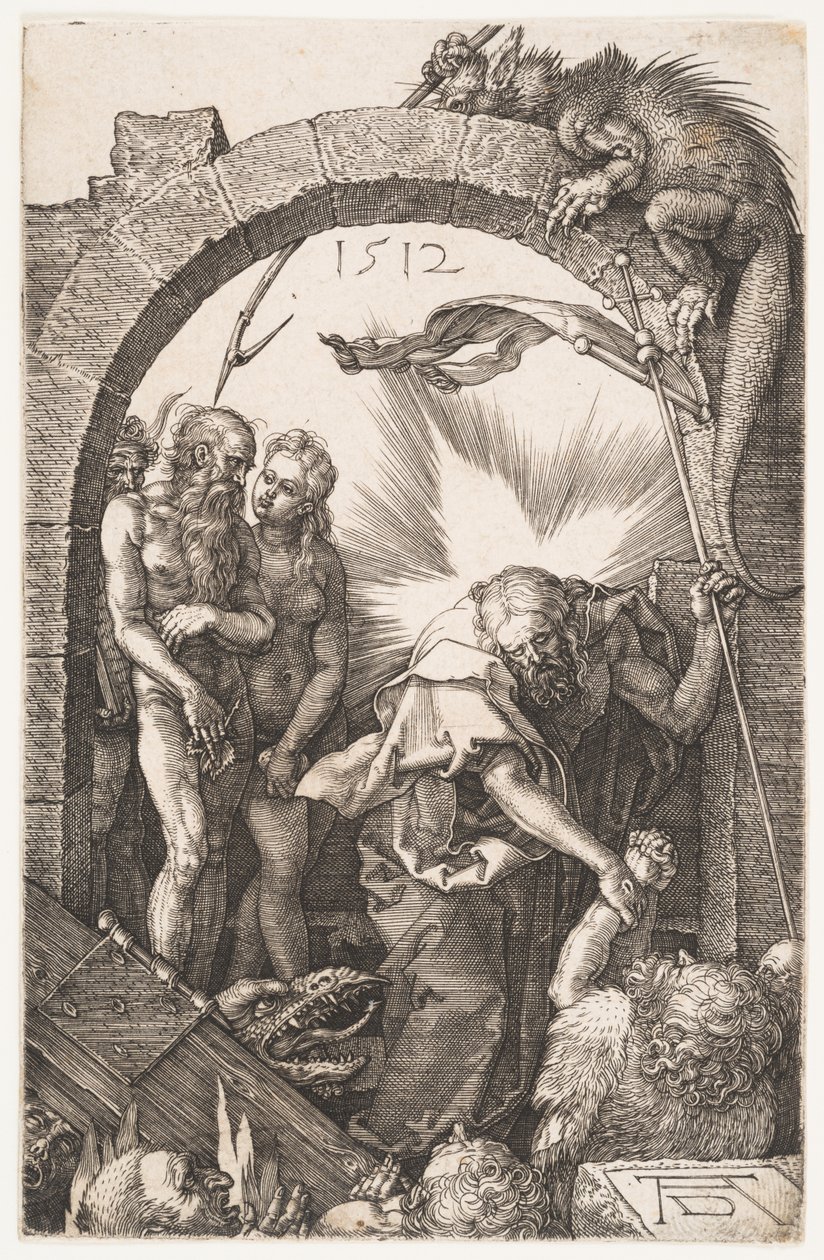 Christus in der Vorhölle aus der Gravierten Passion von Albrecht Dürer or Duerer
