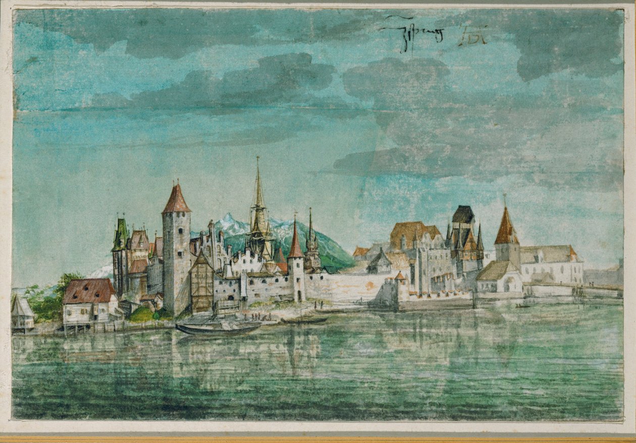 Innsbruck über den Inn gesehen von Albrecht Dürer or Duerer