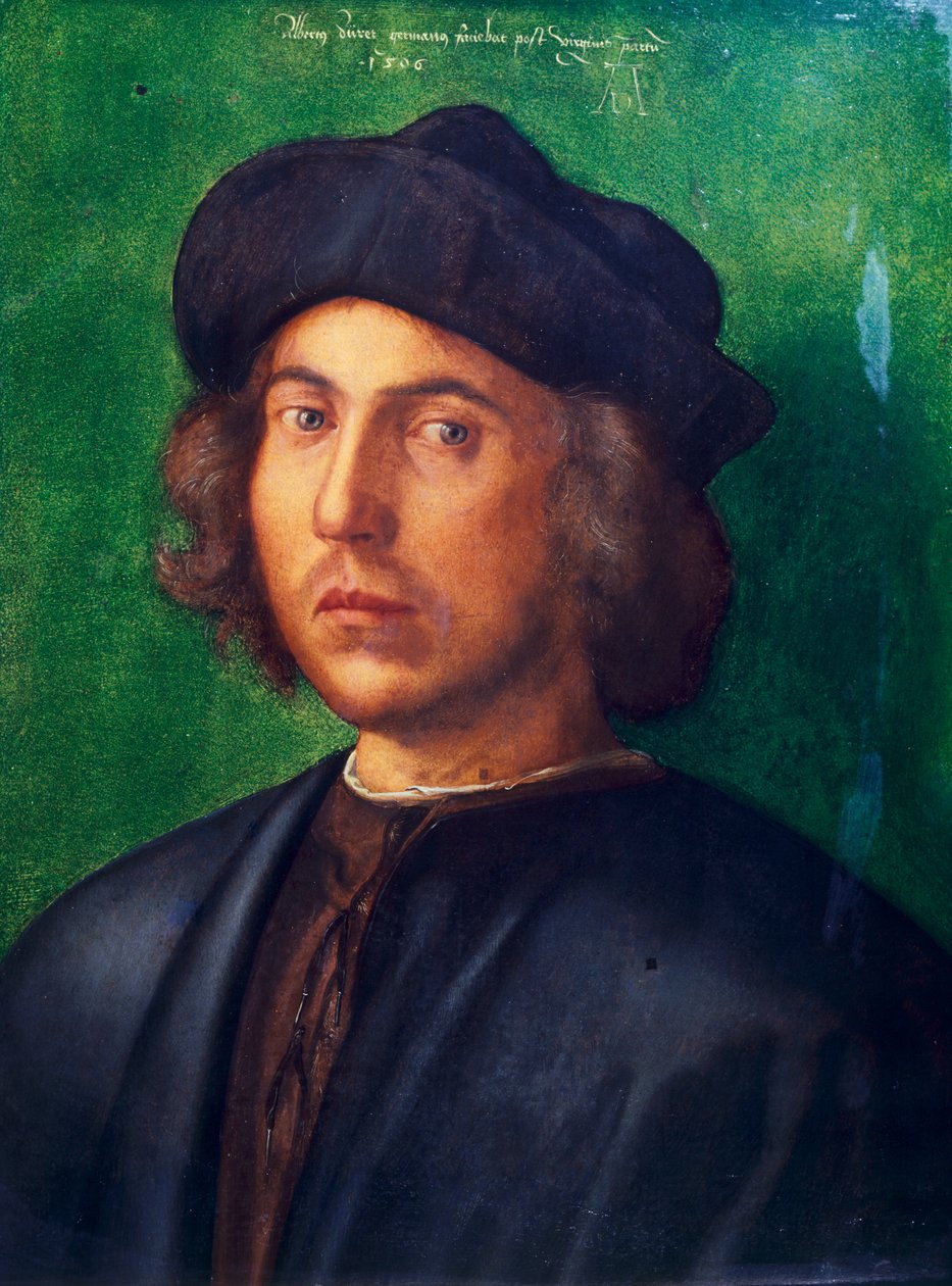 Porträt eines jungen Mannes von Albrecht Dürer