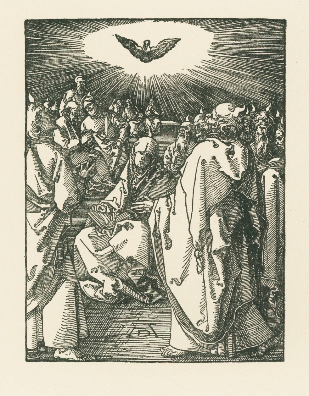 Die Herabkunft des Heiligen Geistes, um 1510 von Albrecht Dürer or Duerer