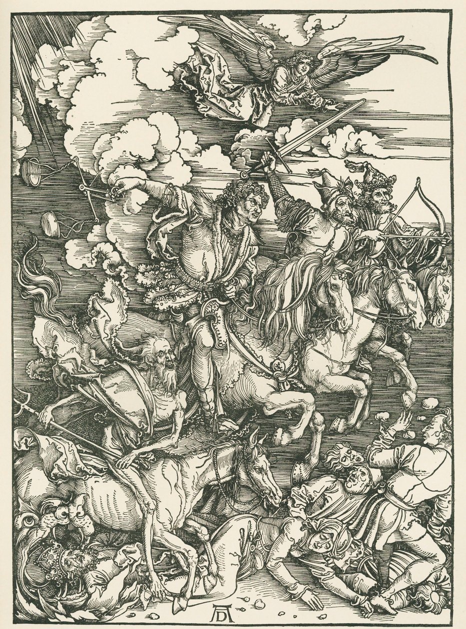Die vier Reiter der Apokalypse. Die Offenbarung des Johannes von Albrecht Dürer or Duerer