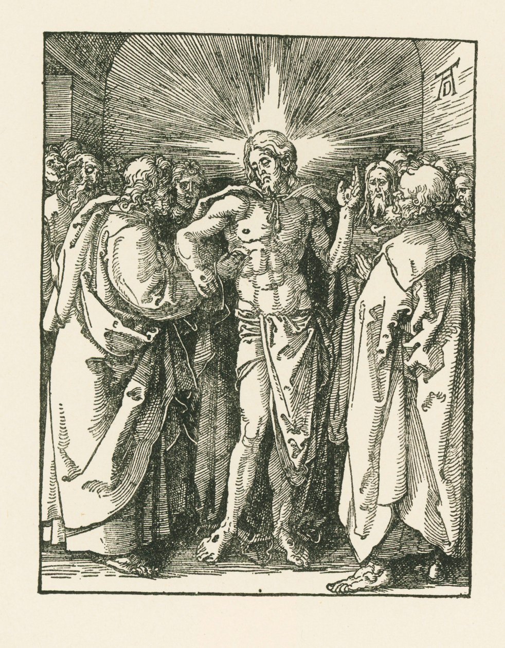 Der ungläubige Thomas, um 1510 von Albrecht Dürer or Duerer