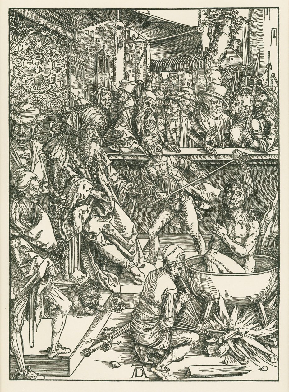 Das Martyrium des Heiligen Johannes des Evangelisten von Albrecht Dürer or Duerer
