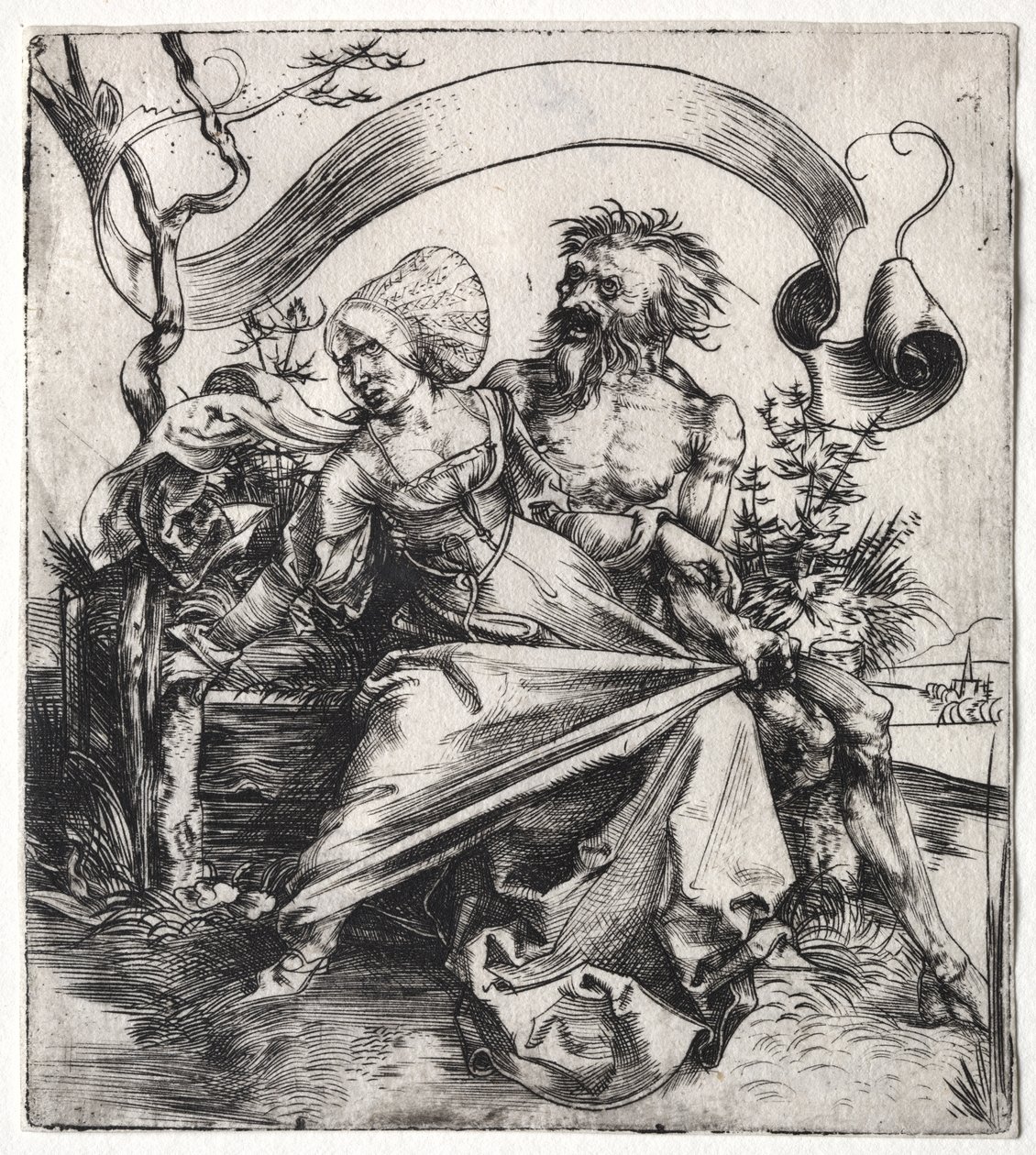 Der Vergewaltiger, ca. 1495 von Albrecht Dürer or Duerer