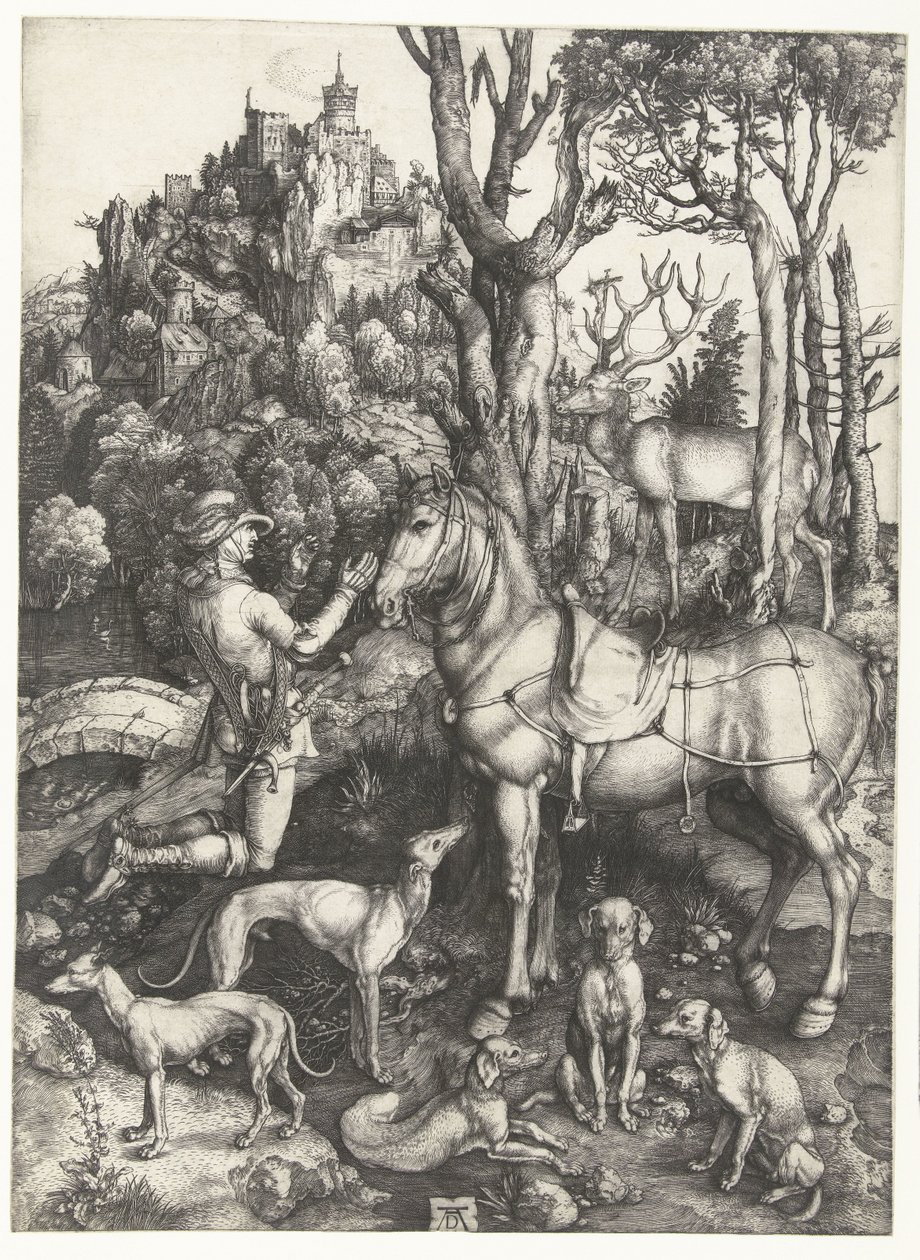 Die Vision des heiligen Eustachius von Albrecht Dürer or Duerer