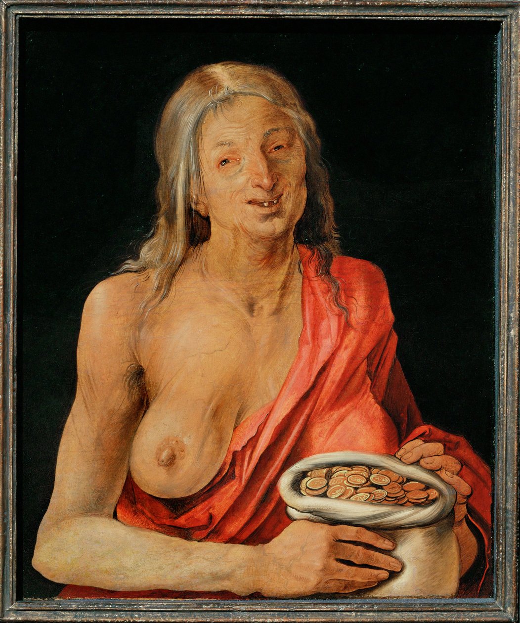 Vanitas, Rückseite des Porträts eines jungen Mannes von Albrecht Dürer or Duerer