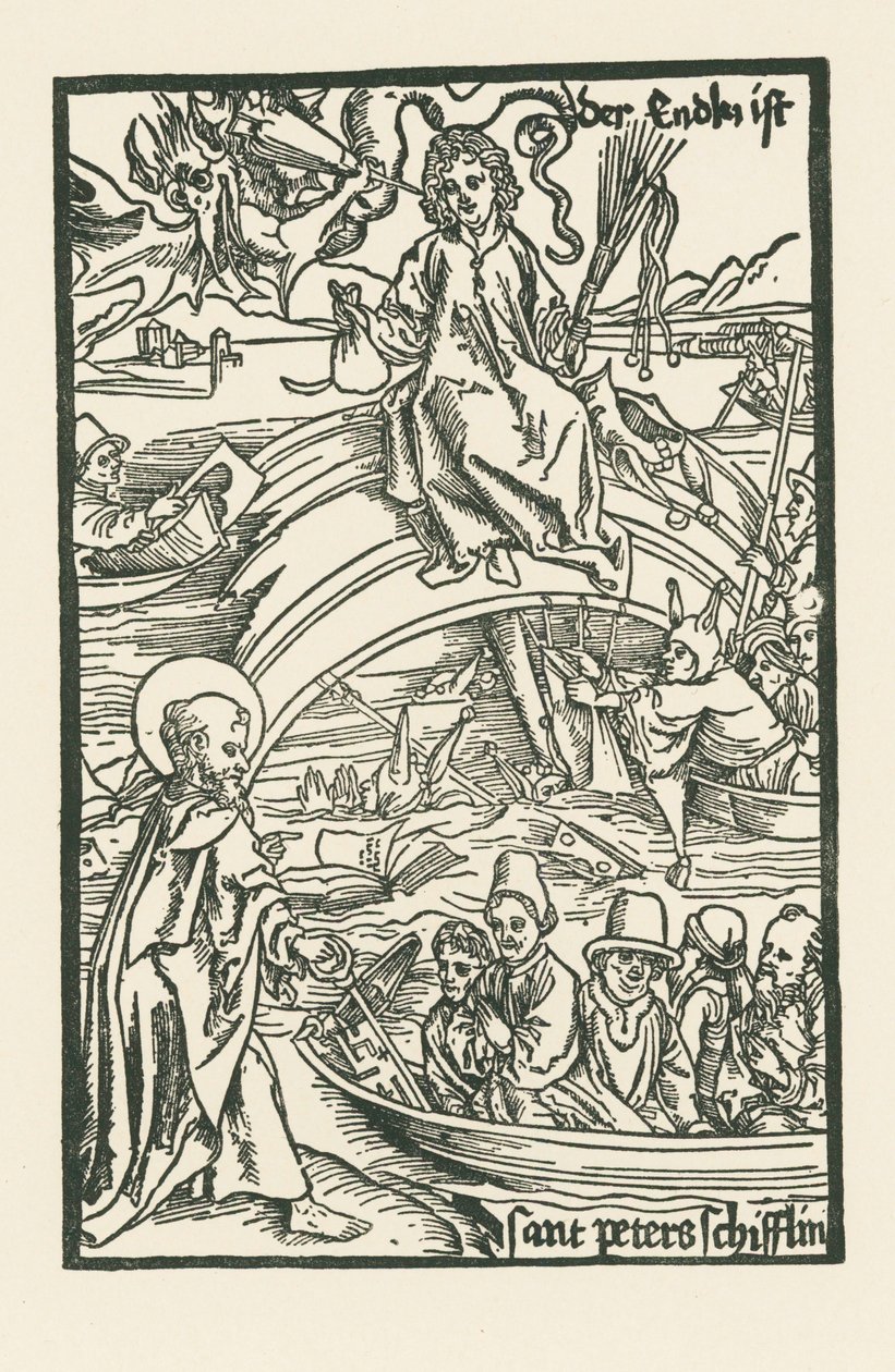 "Von der Verachtung des Unglücks" von Albrecht Dürer or Duerer