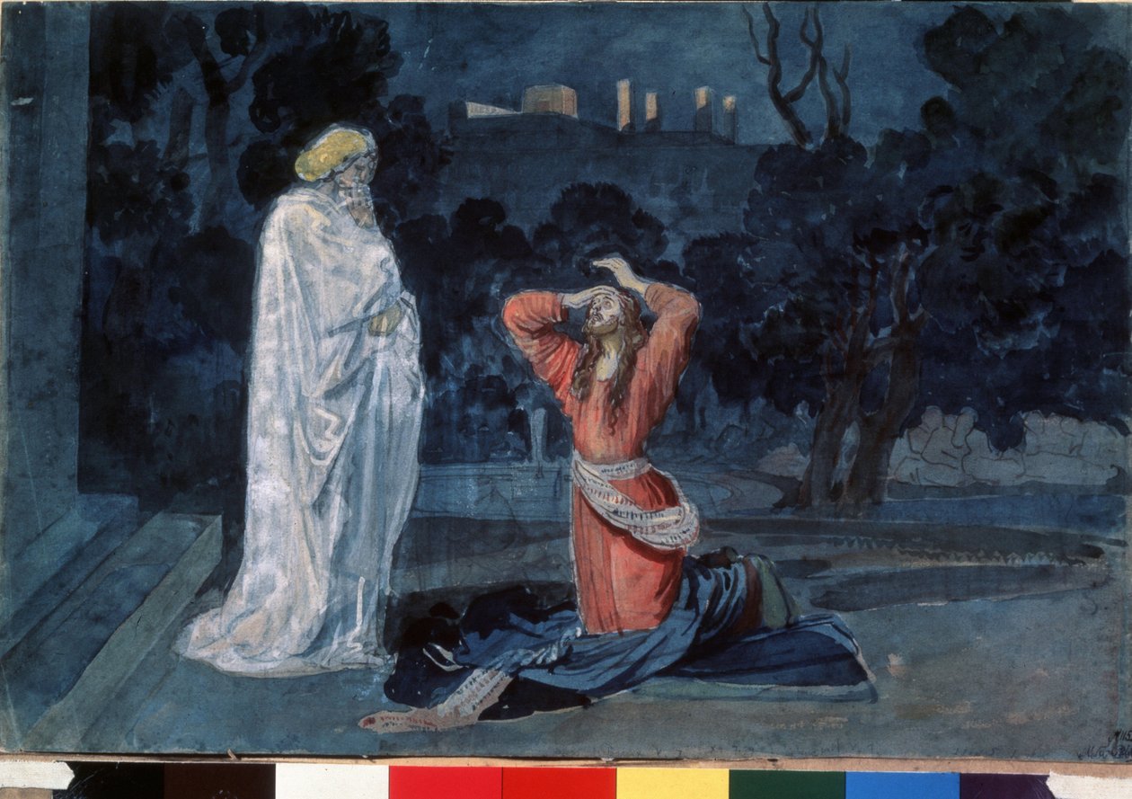 Jesus im Garten Gethsemane von Aleksandr Andreevich Ivanov