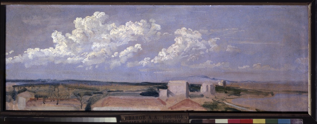 Wolken über der Meeresküste von Aleksandr Andreevich Ivanov