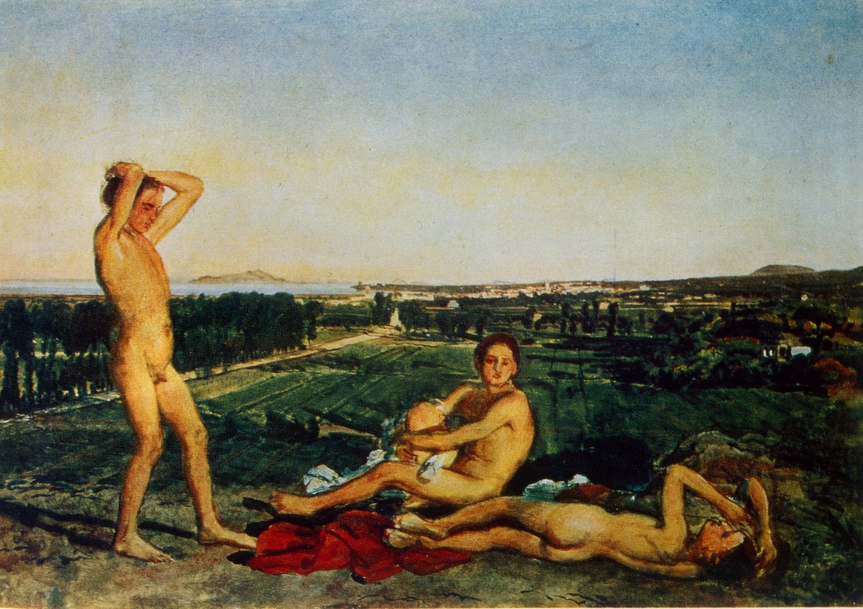 Am Ufer der Bucht von Neapel von Aleksandr Andreevich Ivanov