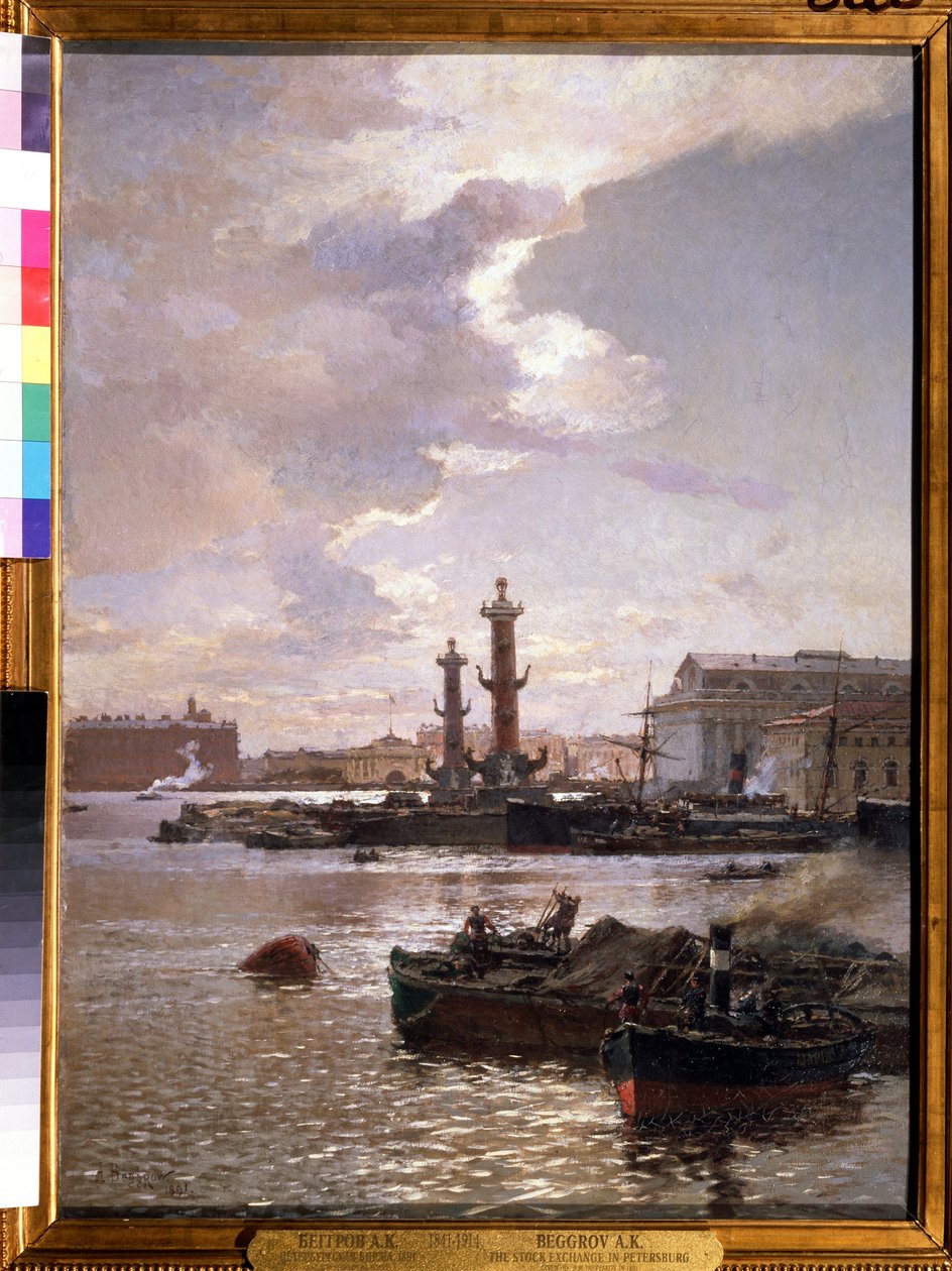 Die Börse in St. Petersburg von Aleksandr Karlovich Beggrov
