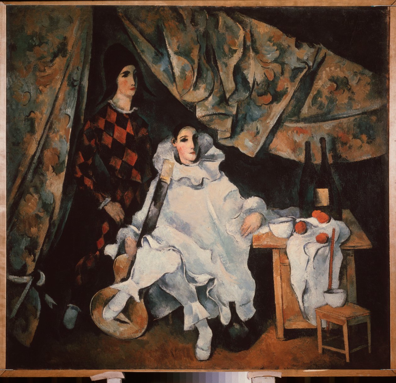 Die Brüder Cyrano (in Kostümen von Pierrot und Harlekin) von Aleksandr Vasilievich Shevchenko