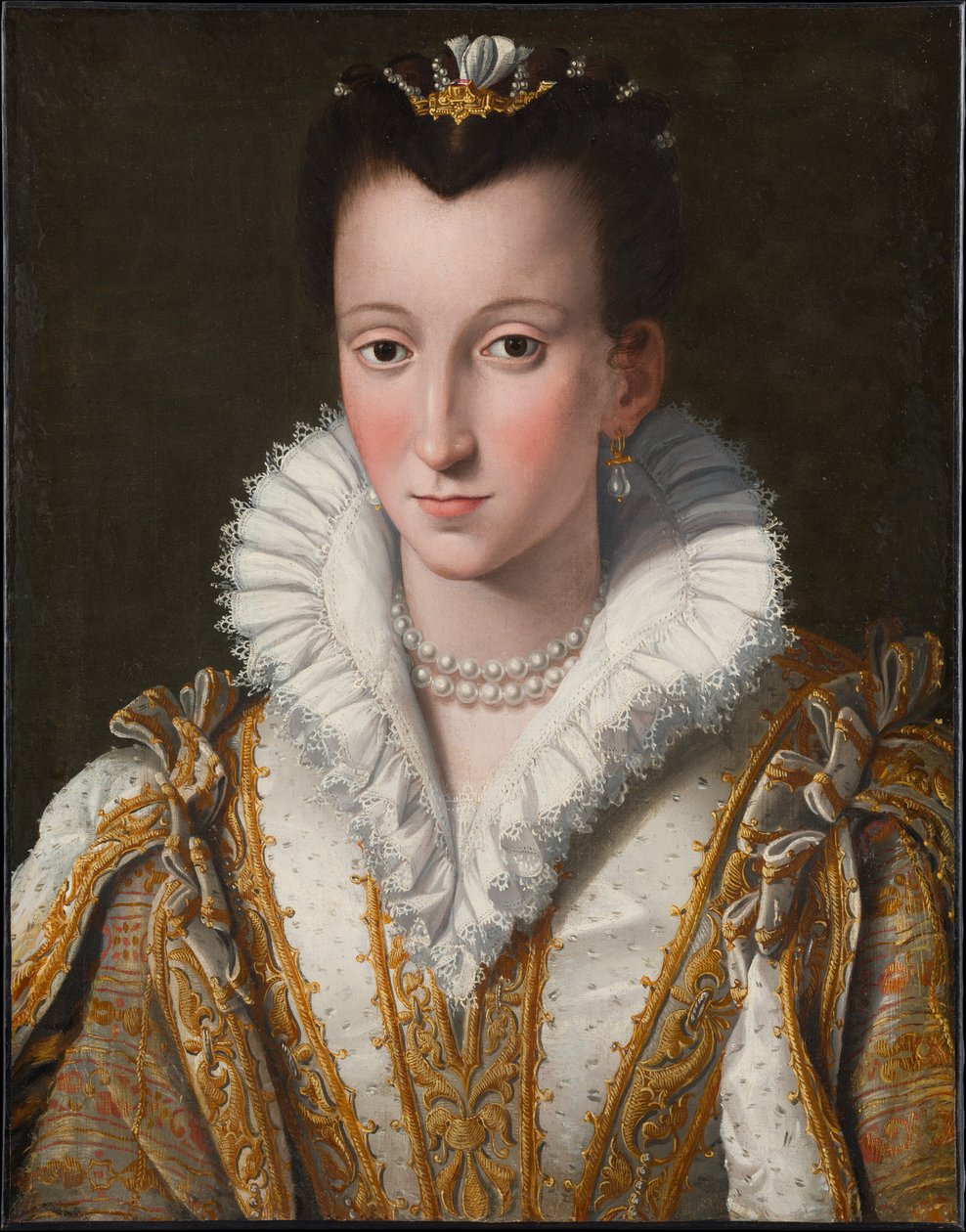 Porträt der Eleonora di Garzia di Toledo, genannt Dianora (?) von Alessandro Allori