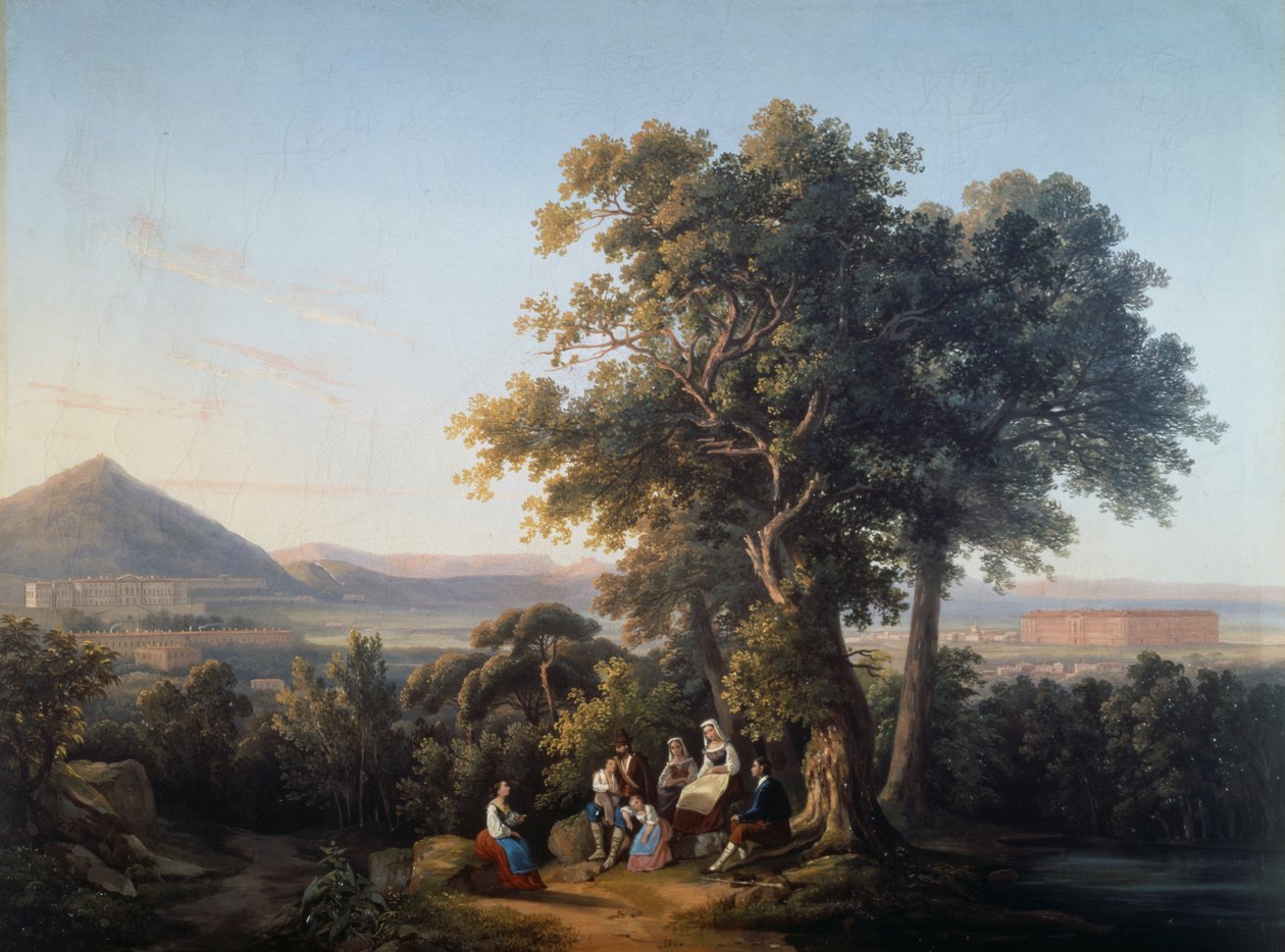 Die Ebene von Caserta von Alessandro Fergola