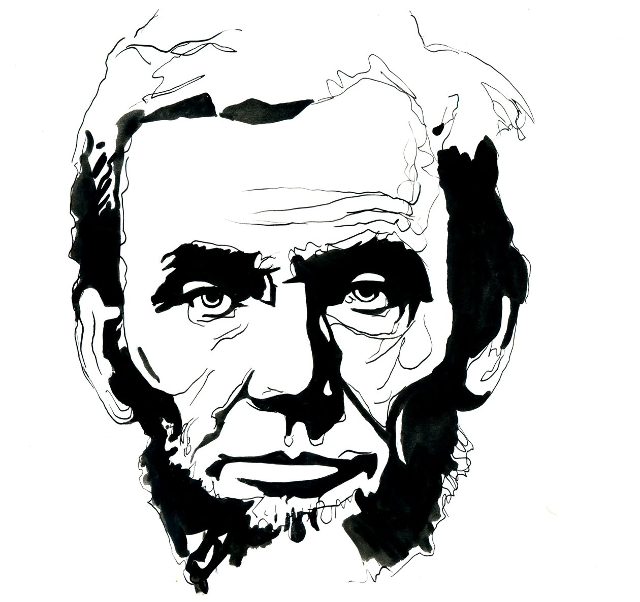 Porträt von Abraham Lincoln (1809-1865), Präsident der Vereinigten Staaten von Alessandro Lonati