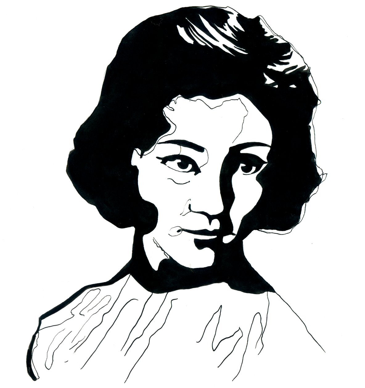 Porträt von Jiang Qing (1914-1991) Ehefrau von Mao Zedong von Alessandro Lonati