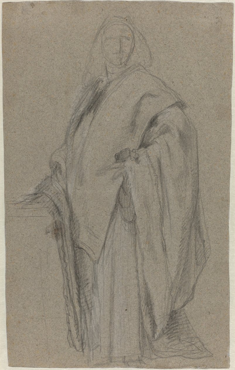 Porträt eines Prokurators [verso] von Alessandro Longhi or Pietro Longhi