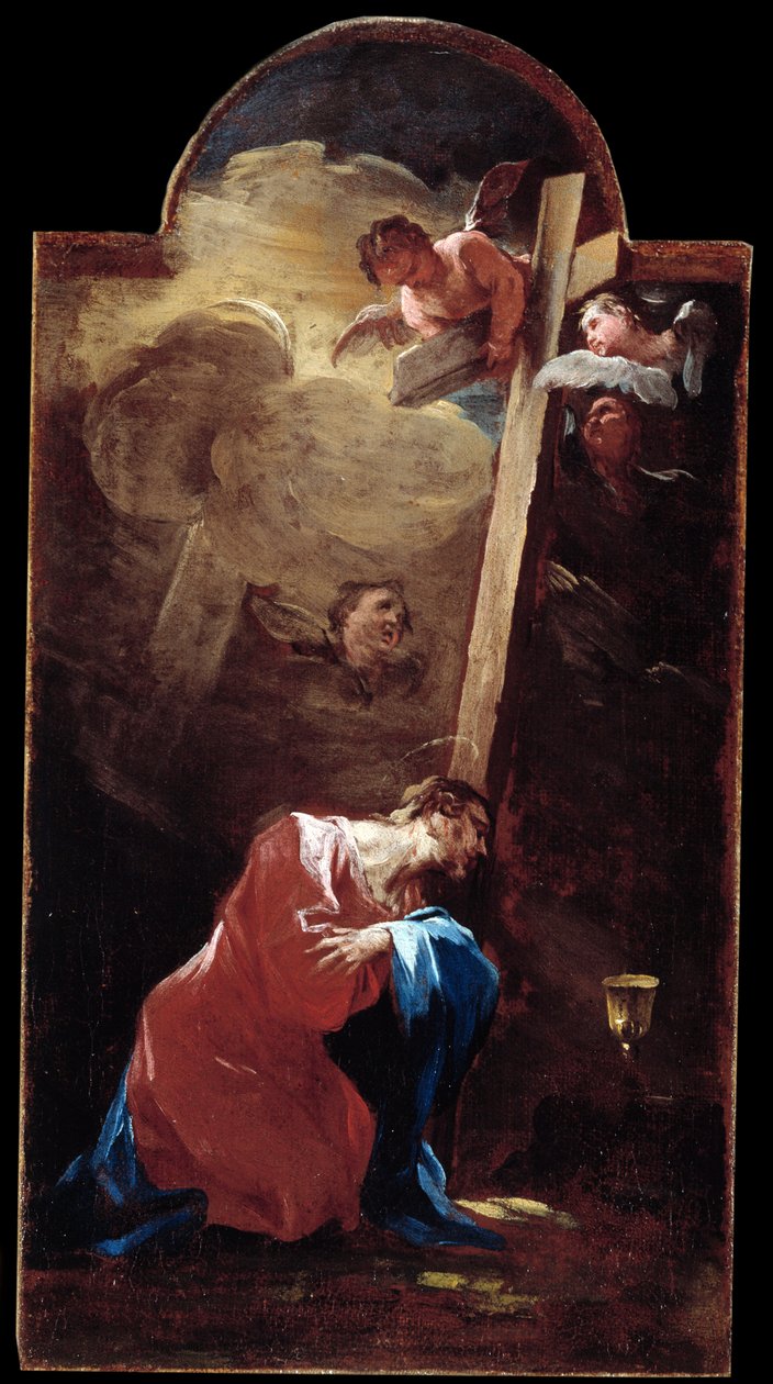 Jesus im Garten von Alessandro Magnasco
