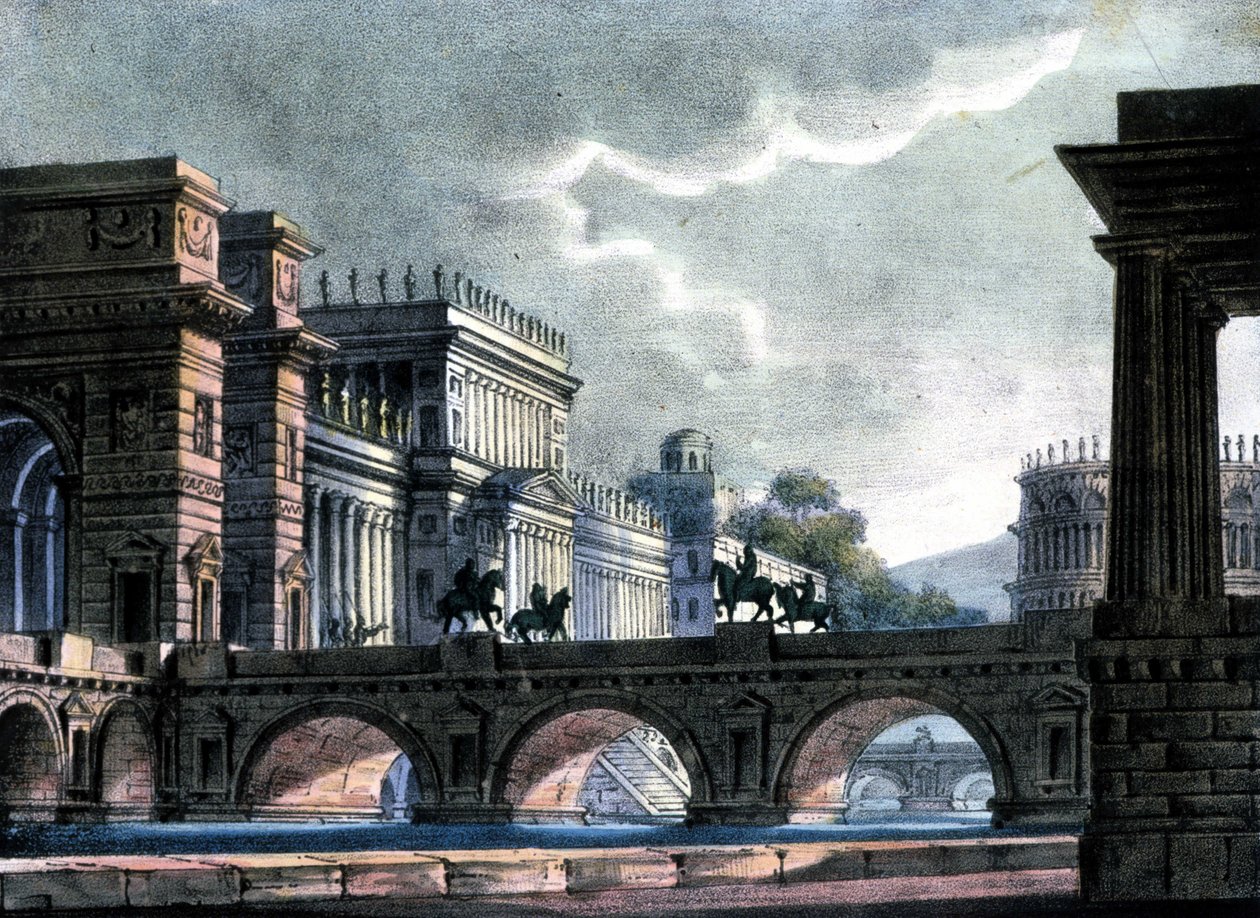 Szenografie von Sanquirico für die Oper „L