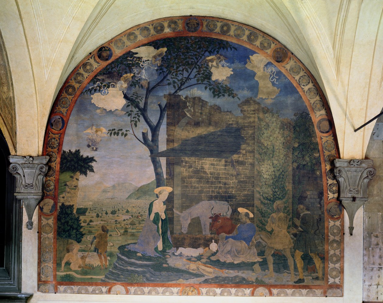 Die Geburt Christi, 1460-62 von Alesso Baldovinetti