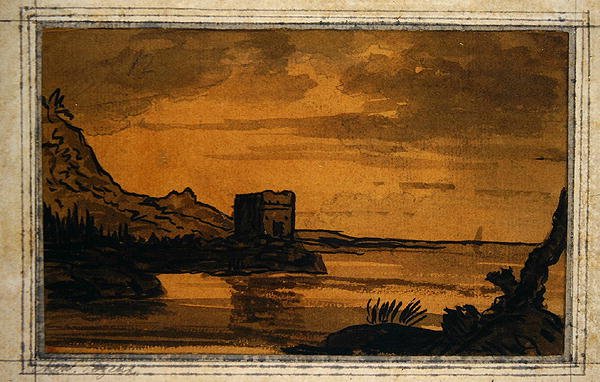 Klassische Landschaft von Alexander Cozens