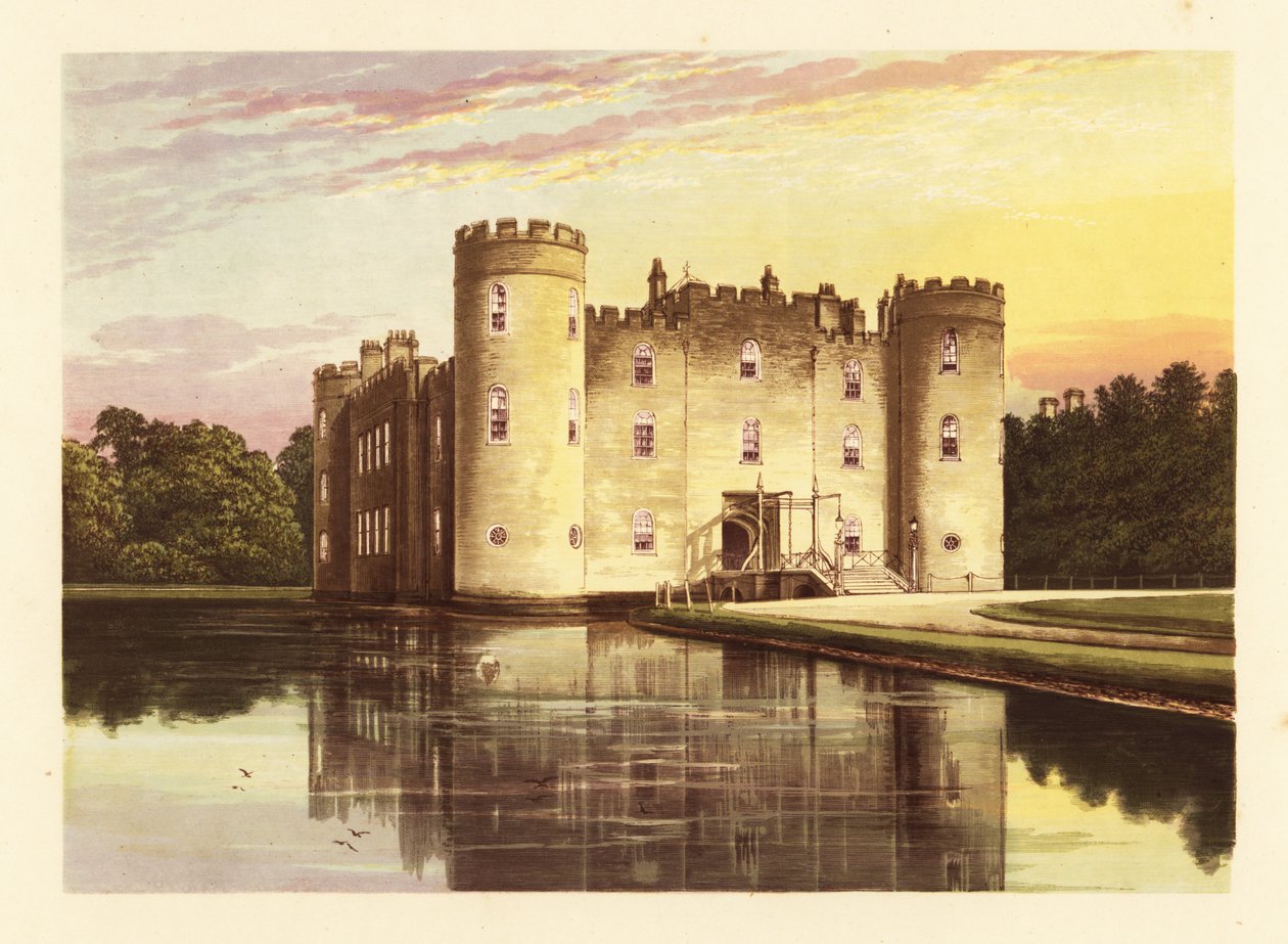 Shirburn Castle, Oxfordshire, England, 1880 von Alexander Francis (after) Lydon