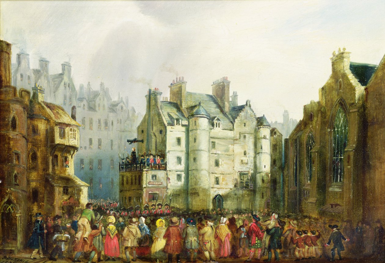 Die Hinrichtung von Deacon Brodie und George Smith von Alexander Hay Ritchie